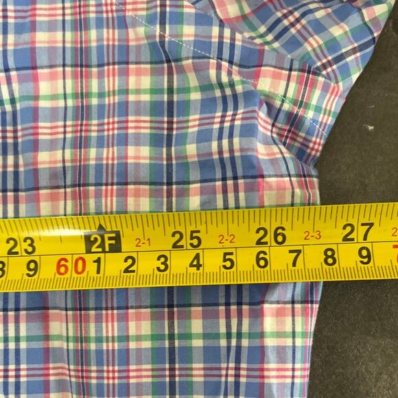 Ralph Lauren 2XL Cotton Plaid Button Down Classic Fit Multicolor - Picture 5 of 6